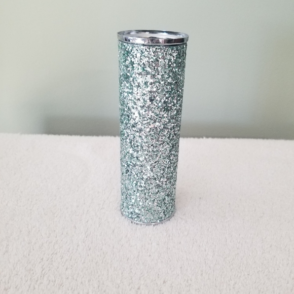 Bath & Body Works Other - Retired Bath&Body Works Mint Green&Silver Glitter (Rare)Fragrance Mist Holder